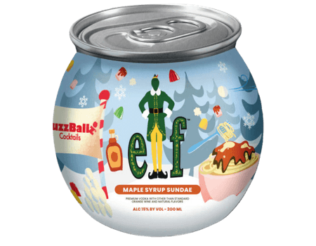 Buzzballz Elf Maple Syrup Sundae